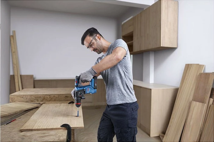 Çekiç shpues me bateri Bosch Professional GBH 18V-18 X, SDS Plus, 18V, blu