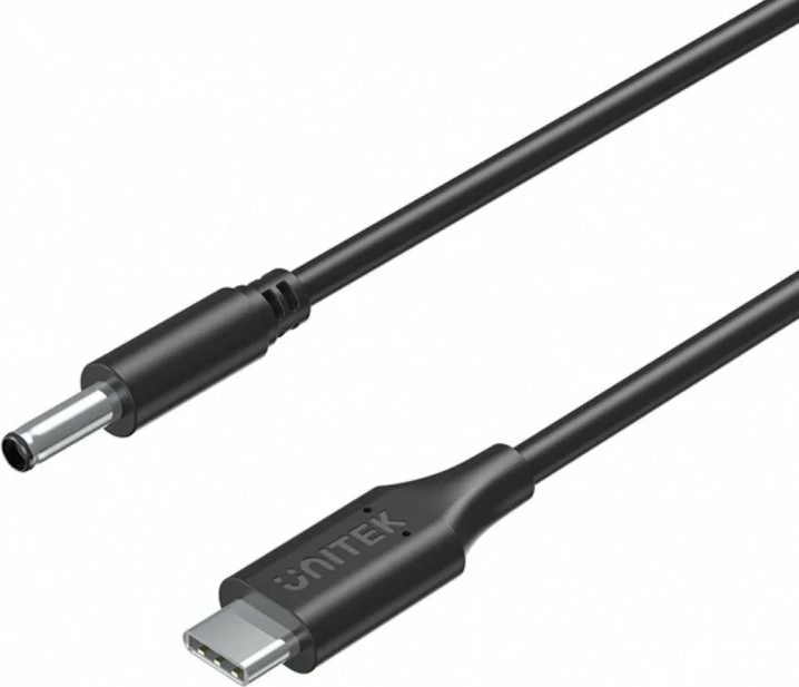 Kabllo USB-C në DC 4.5 x 3.0mm Unitek C14120BK-1.8M 1.8 m 65W, e zezë