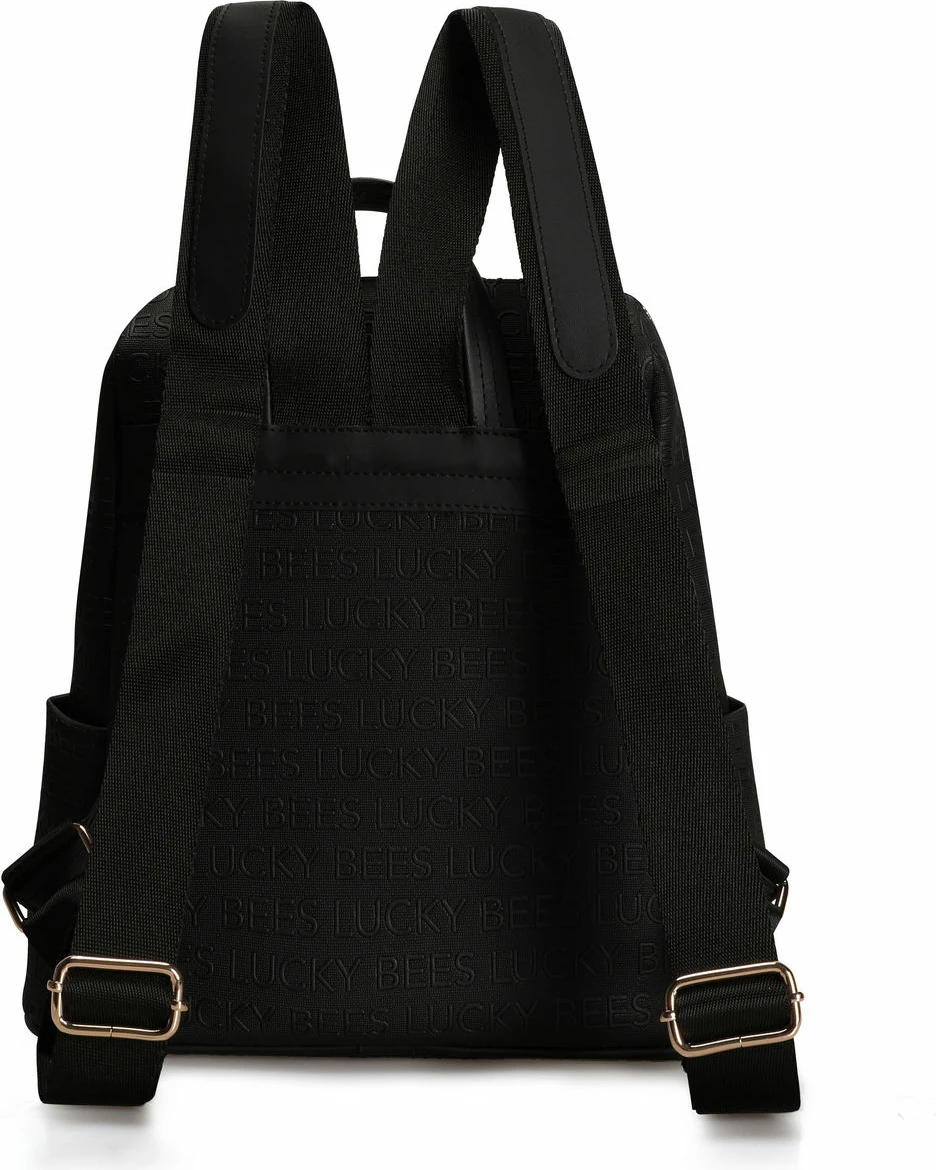 Çantë shpine Lucky Bees, 359 v3, e zezë
