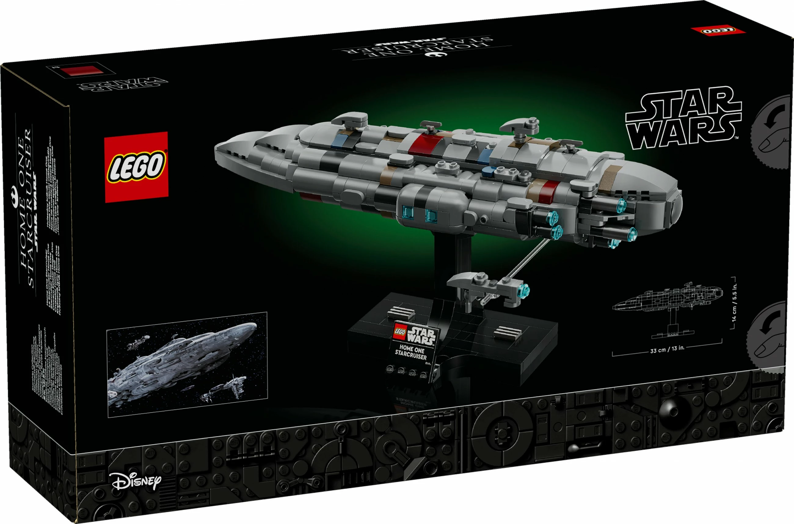 Set ndërtimi LEGO Star Wars Home One Starcruiser 75405, shumëngjyrësh