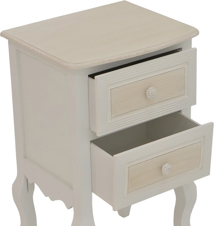 Komodinë me sirtarë Joliene, ngjyrë natyrale-antike, MDF, 40x34.5x64.5cm