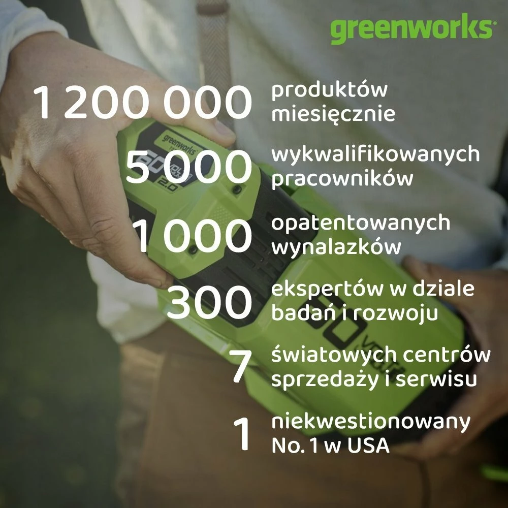 Pistoletë gozhdimi pa kabllo Greenworks GD24BN 24V, gjelbër/zezë