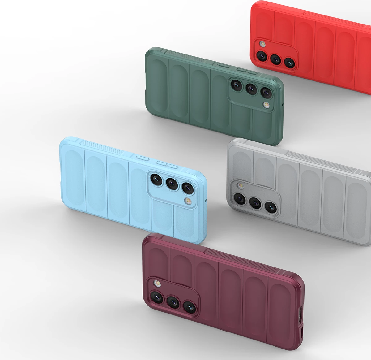 Mbështjellës Hurtel Magic Shield Case për Samsung Galaxy S23+, kaltër e çelët