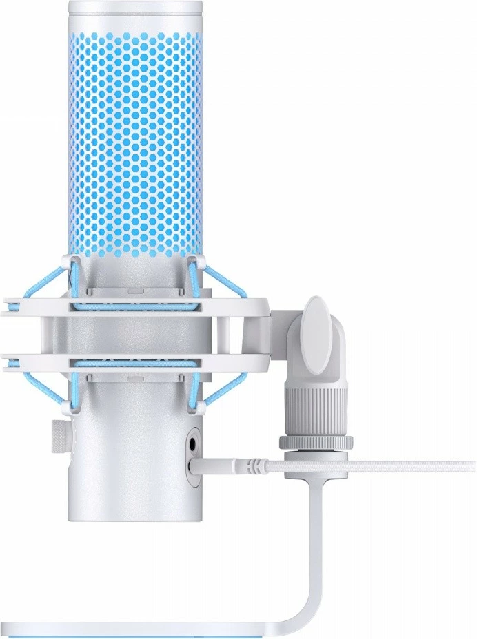 Mikrofon USB HyperX QuadCast 2 AN1D9AA, 24-bit/96 kHz, 4 polar pattern, USB-C, Frost (i bardhë)