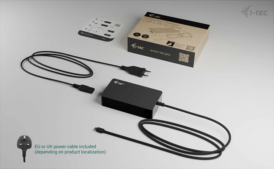 Karikues universal I-Tec USB-C PD 3.1 140W, i zi