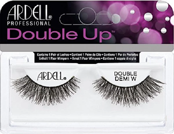 Qerpikë të rremë Ardell Double Up Double Demi W 1 për femra, e zezë, 1 copë