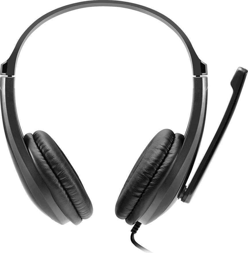 Kufje me mikrofon CANYON HSC-1, 3.5mm, stereo, kabllo e sheshtë 2m, të zeza