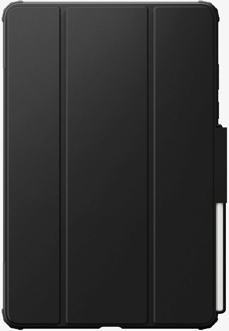 Mbështjellës folio për tablet Spigen Ultra Hybrid Pro për Samsung Galaxy Tab S11 11\" X730/X736, me stand, mbulim magnetik & 2 mbajtës S Pen, ngjyrë e zezë