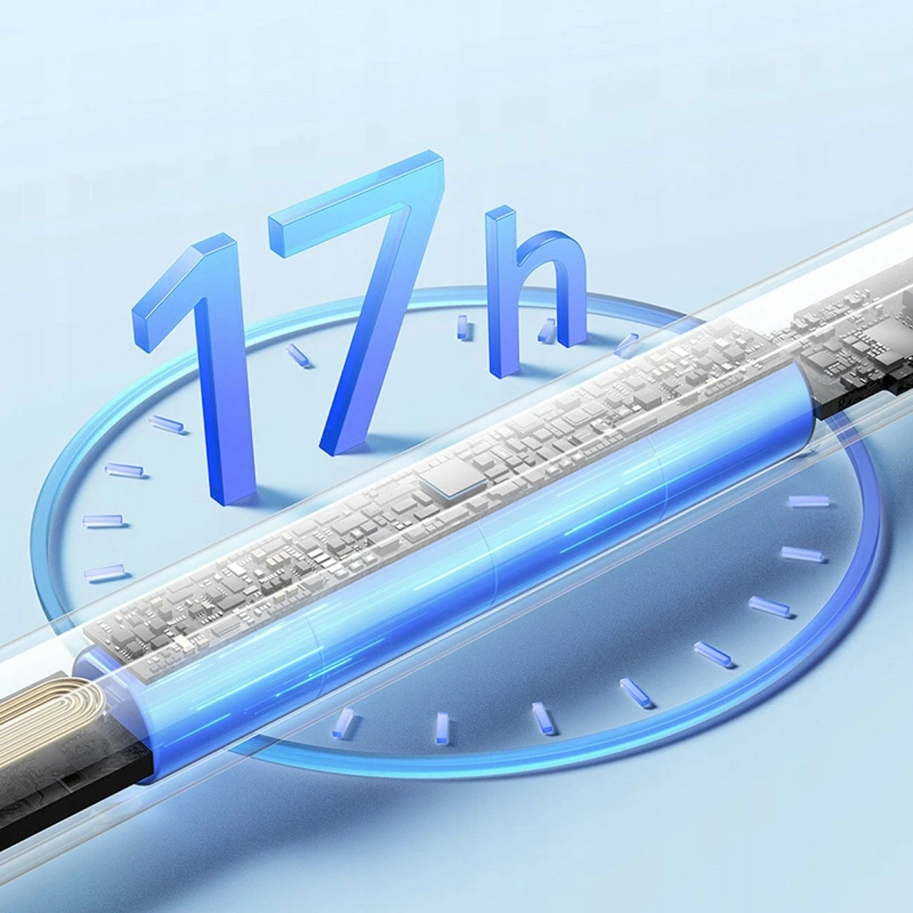 Rysik Baseus Smooth Writing 3, karikim magnetik pa kabllo, 17 orë bateri, për ekrane kapacitiv, i bardhë