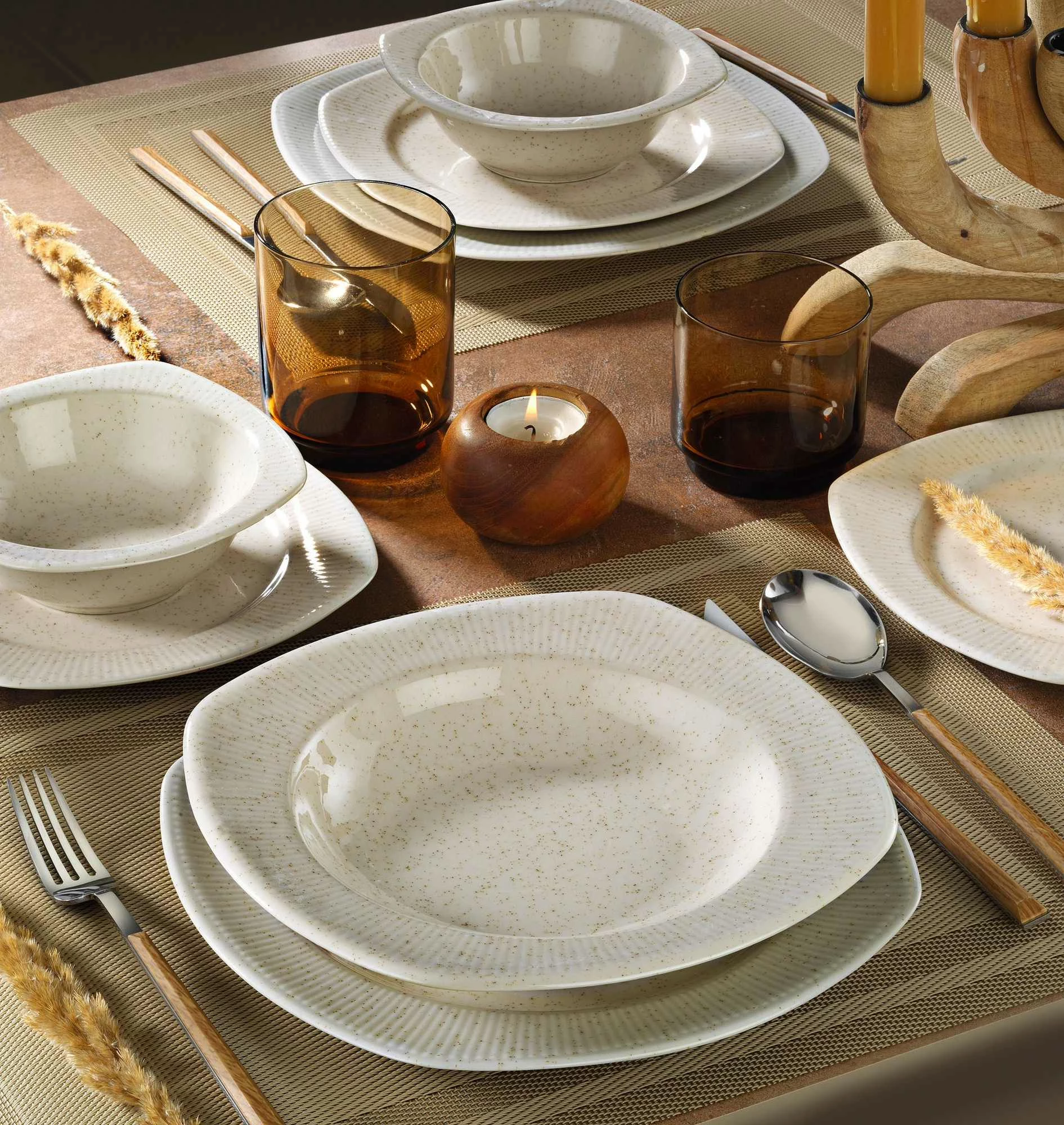 Set enësh për drekë (24 copë), Hermia Concept, CSL24Y2720P02