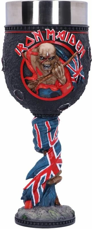 Krigël koleksionuese NEMESIS NOW Iron Maiden The Trooper me insert inox të heqshëm