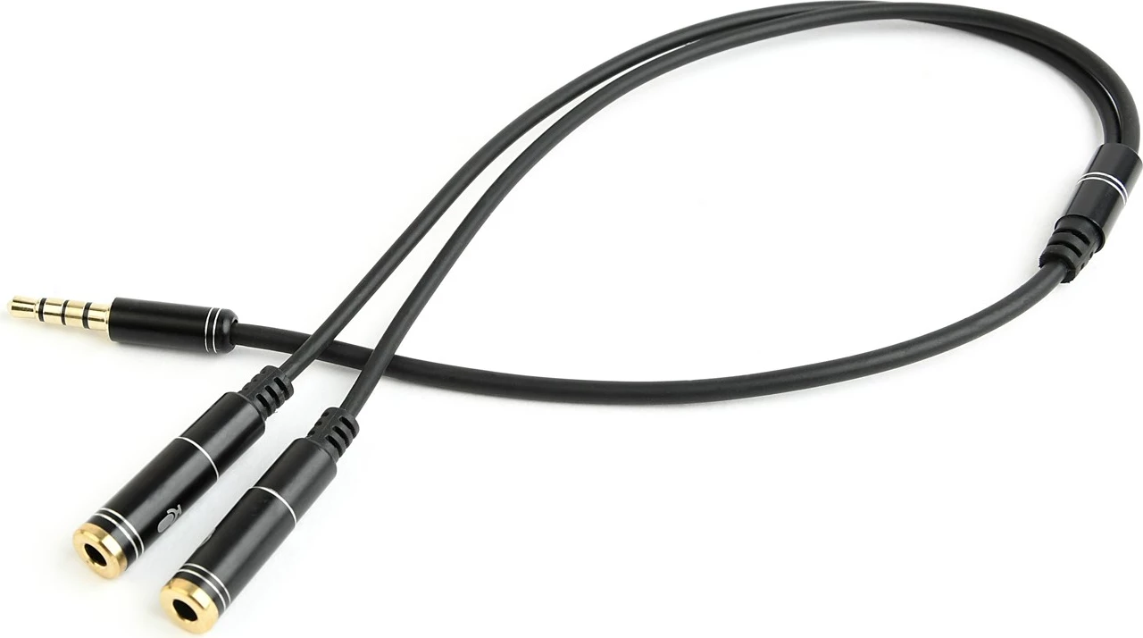 Kabllo përshtatëse audio Gembird, (0.2 m 2 x 3.5mm) 2