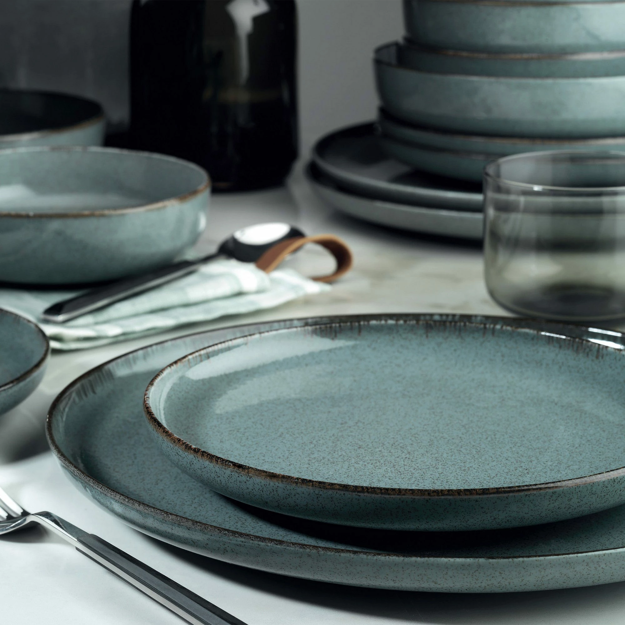 Set darke prej porcelani, 18 pjesë, Hermia, MOD18Y2730P01