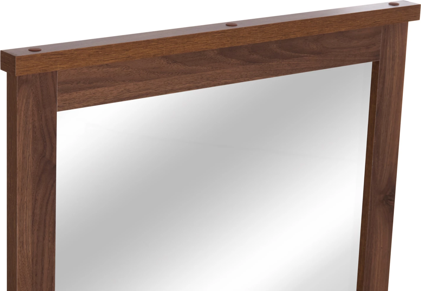 Pasqyrë muri ROSEMARY, kornizë ngjyrë arre/wenge, melaminë, 73x4x93cm