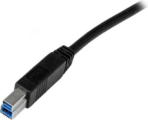 Kabllo USB StarTech USB3CAB1M, USB-A në USB-B, 1m, USB 3.2 Gen 1, 5Gbps, e zezë