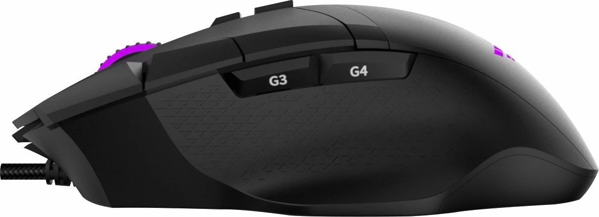 Maus gaming PREYON Falcon PFG27B, 12400 DPI, 9 butona, USB me kabllo, RGB, i zi