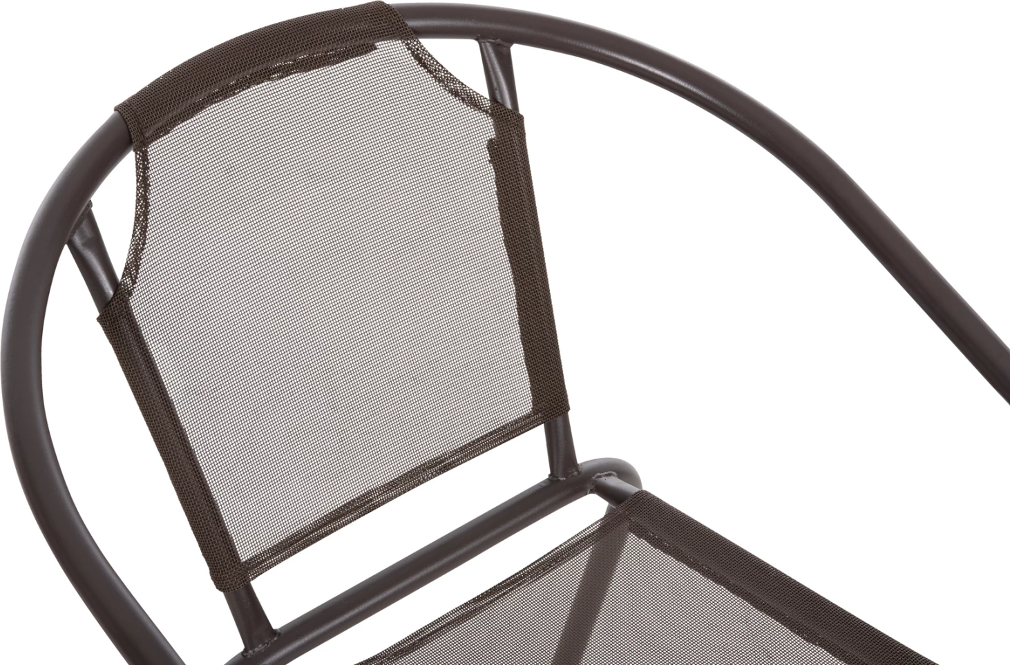 Karrige për jashtë LEDAN FH5977.02 metal & tekstilene ngjyrë kafe 55x58x72Hcm