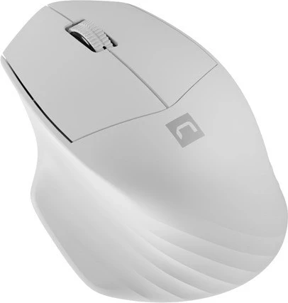 Maus pa tela Natec Siskin 2 BT 5.0 + 2.4GHz, i bardhë