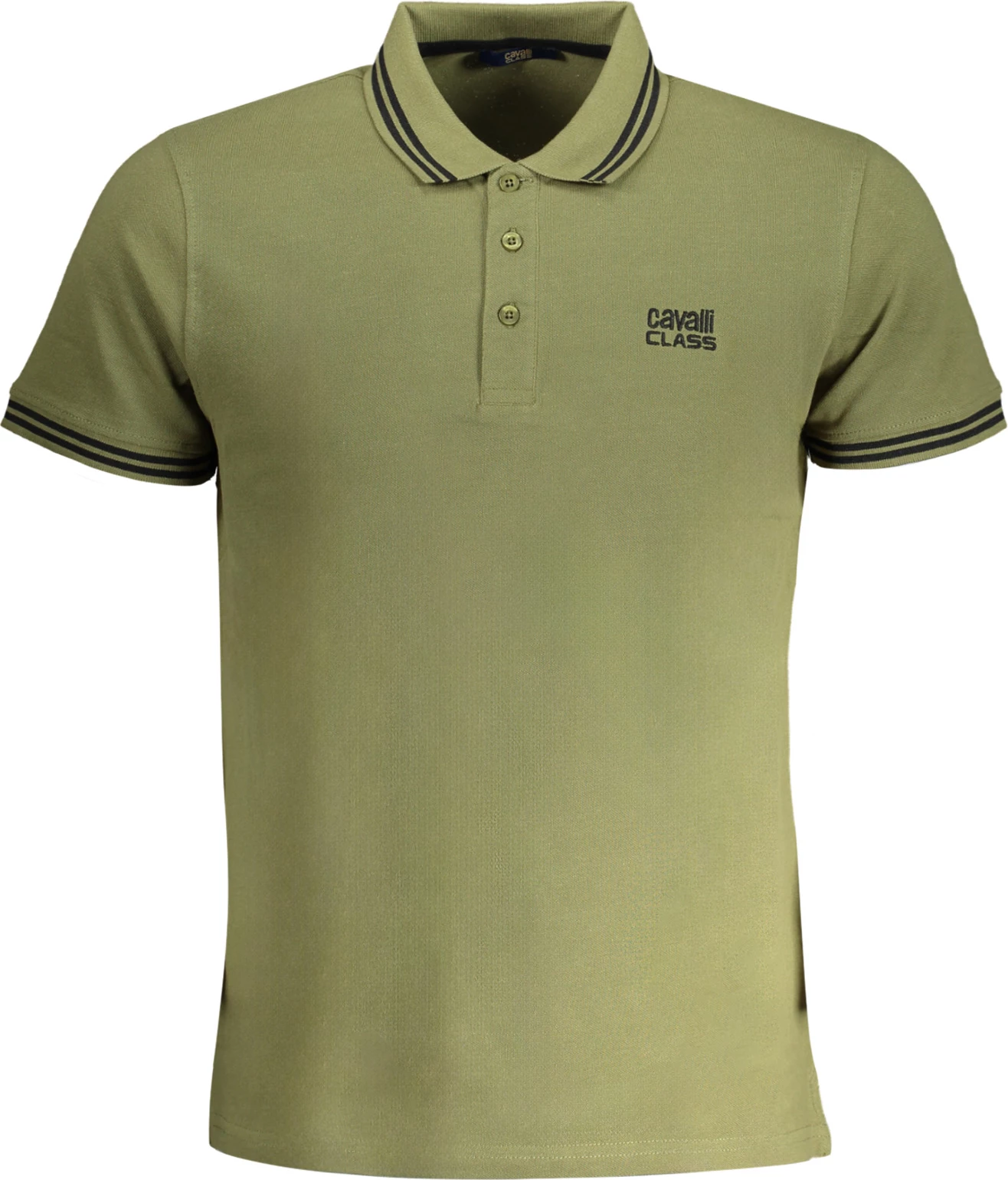 Polo shirt për meshkuj CAVALLI CLASS, e gjelbër