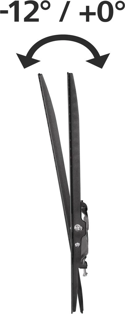 Mbajtës muri për TV Hama 220810, për LCD/LED 32-65 inç, VESA 400x400, Çelik, i zi