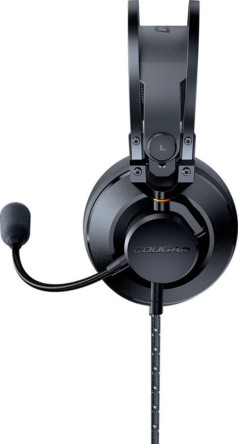 Kufje gaming COUGAR VM410, 3.5mm wired, over-ear, driver 53mm, zi