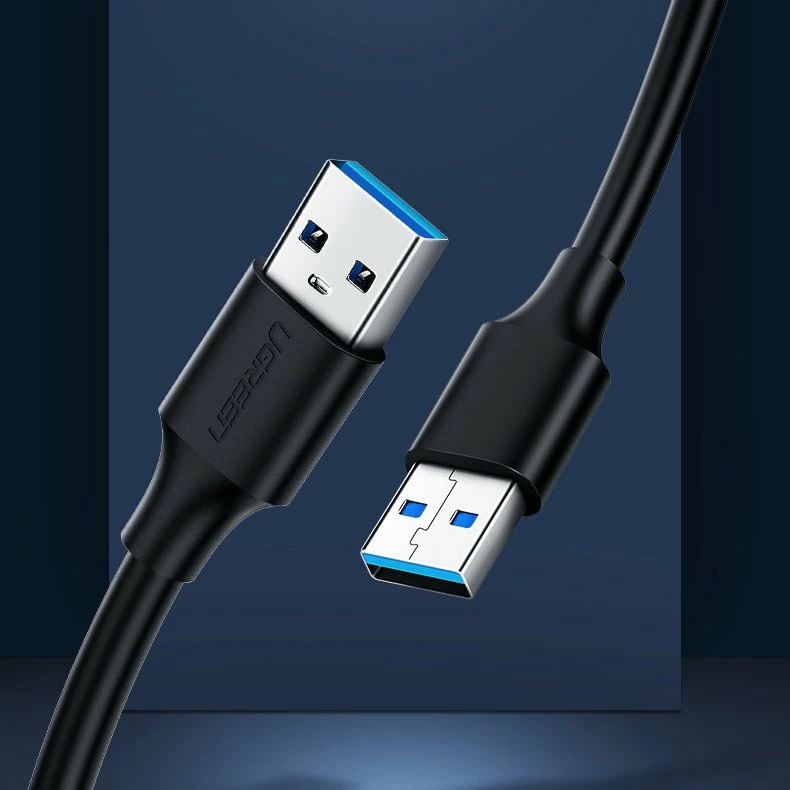 Kabllo USB 2.0 Ugreen US128 10308, 0.5m, e zezë