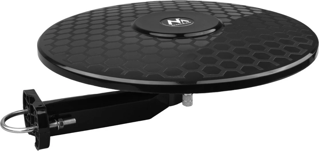 Antenë DVB-T/T2 HEVC omnidireksionale Maclean MCTV-102, 30dB, 75Ω, set me montim, e zezë