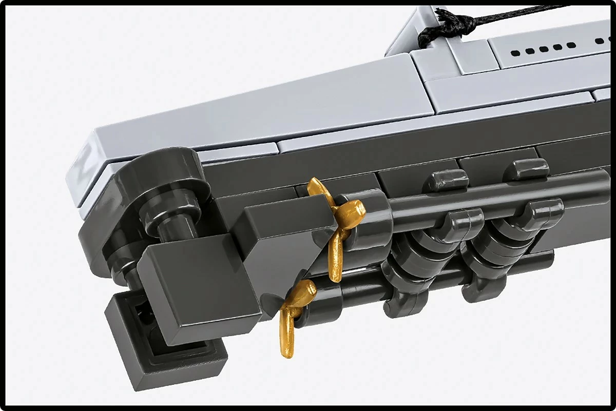 Set bllokash ndërtimi COBI U-Boat VIIB U-47, 165 copë, 1:300, 7+, gri