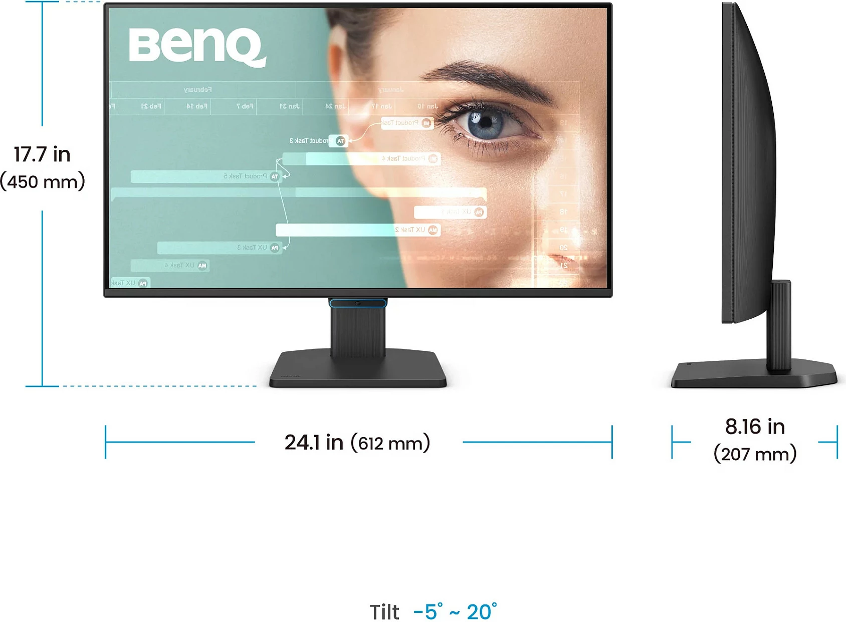 Monitor BenQ GW2790C 27" FHD IPS, FreeSync, Eye-Care, i zi