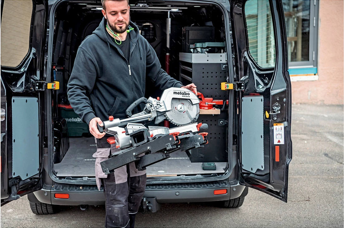 Sharrë këndore rrëshqitëse Metabo KGS254M, 1450W, teh 254mm, double bevel, gjelbër/argjend