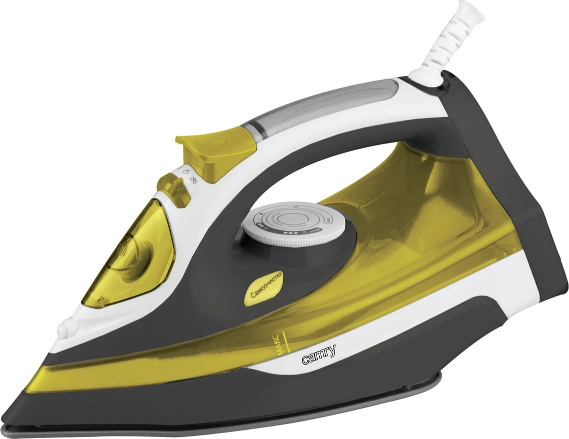 Hekur për hekurosje Camry CR 5029, 2400 W, i zi/i verdhë