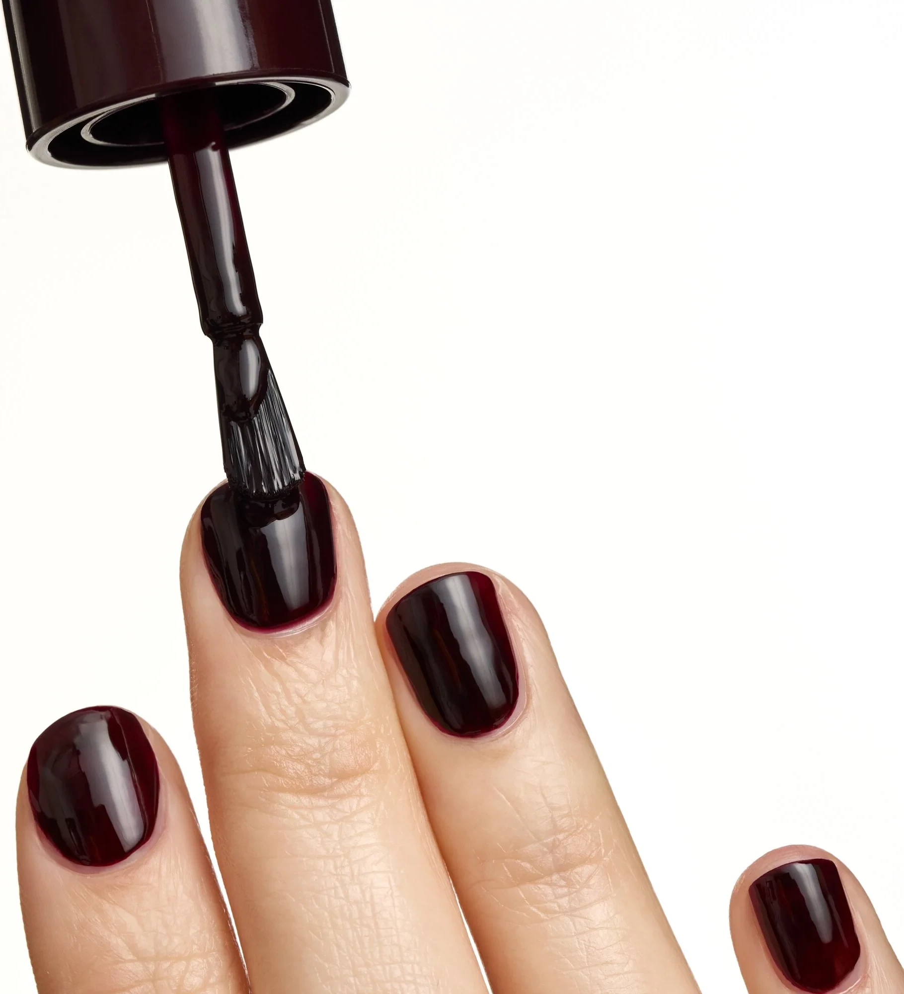 Essence gel nail polish 12 LEFT ME on RED
