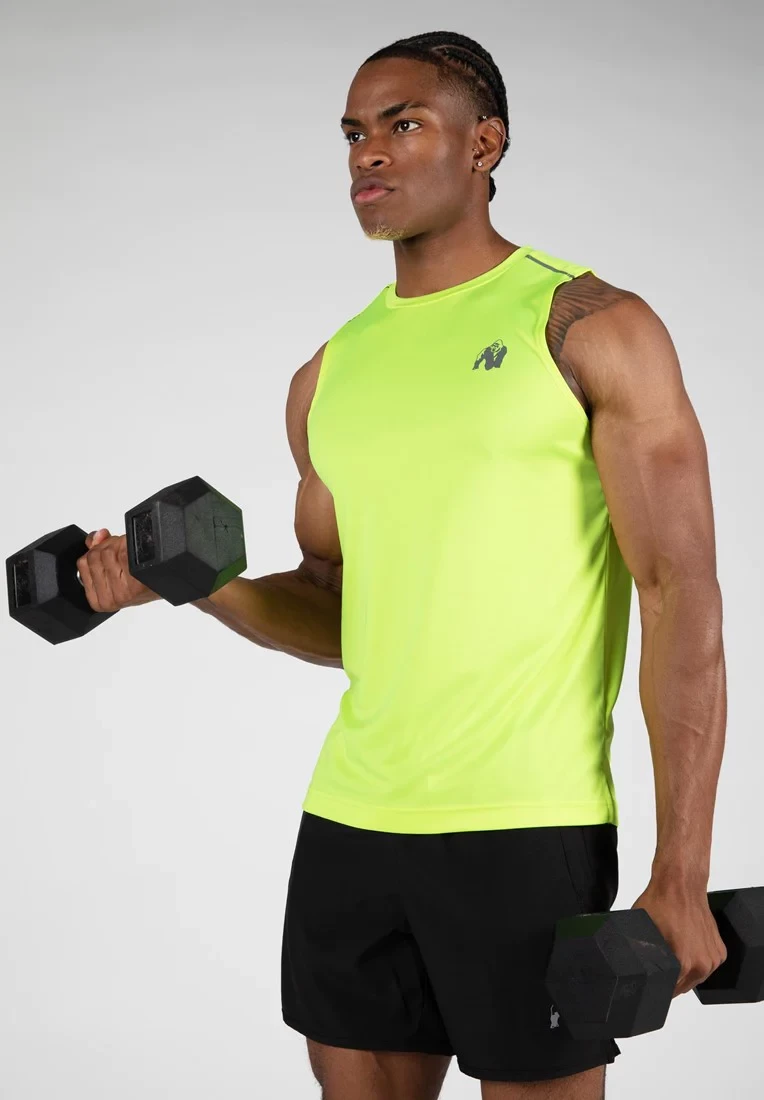 Washington Tank Top - Neon Yellow
