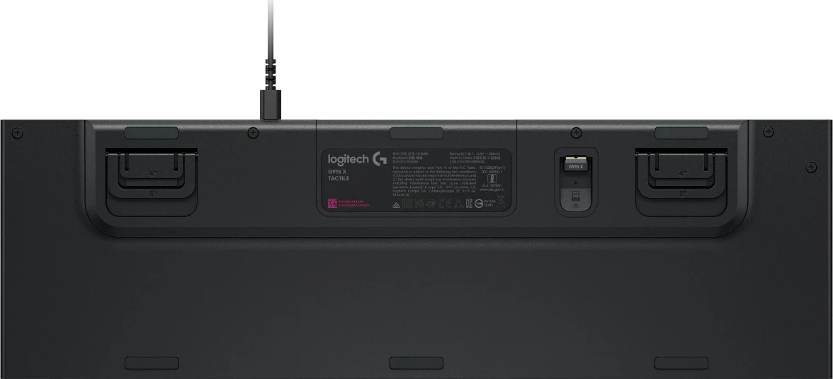 Tastierë gaming Logitech G915 X, mekanike, RGB, QWERTY US International, Alumini, E zezë