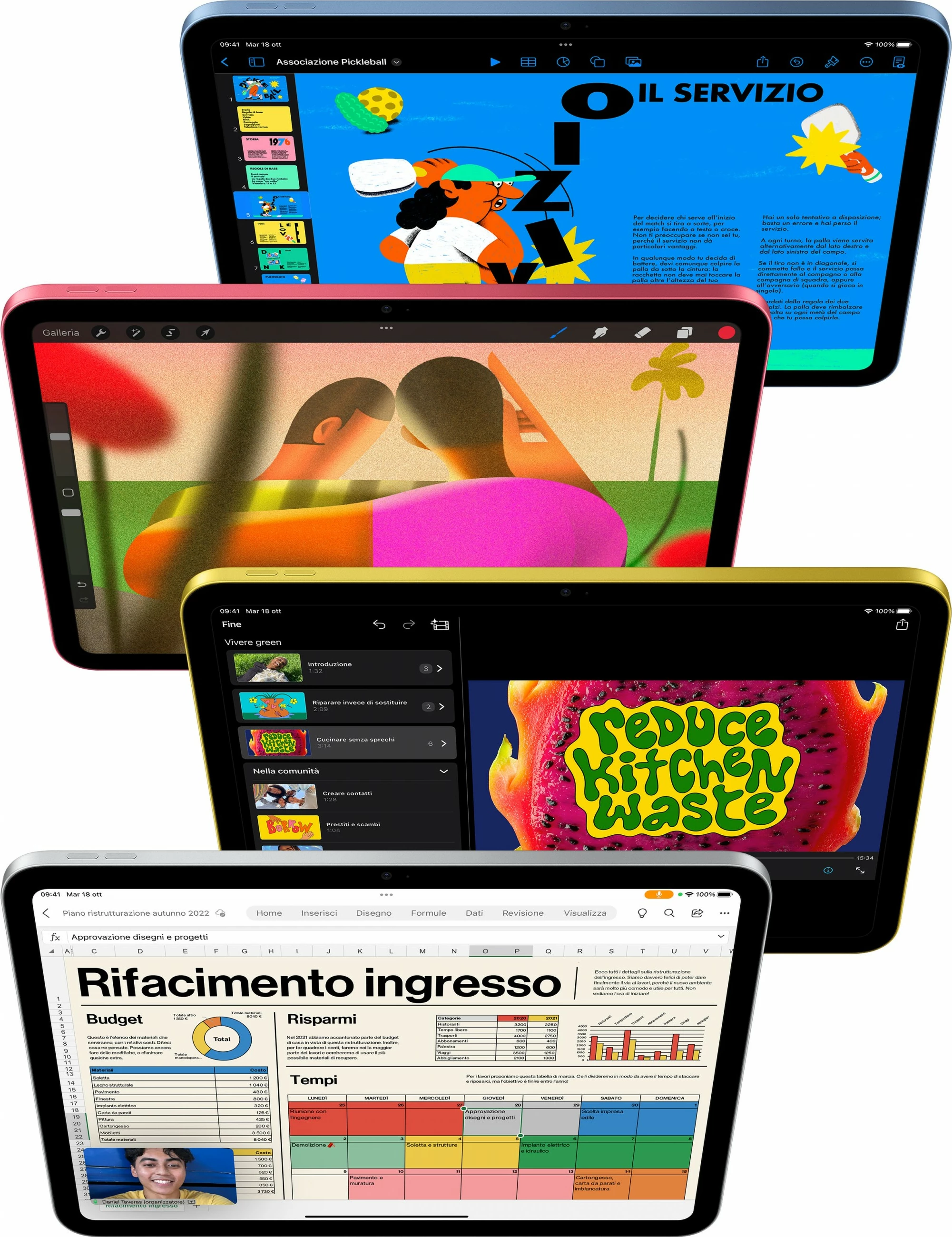 Tablet Apple iPad 10.9 Wi-Fi 256GB verdhë