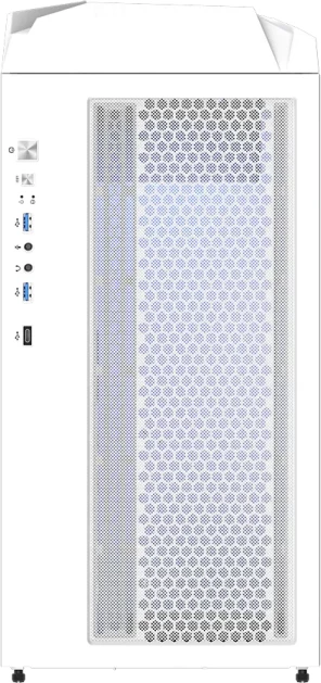 Kasë GIGABYTE C301GW USB 3.1 Gen2 Type-C, E-ATX, tempered glass, ARGB, e bardhë