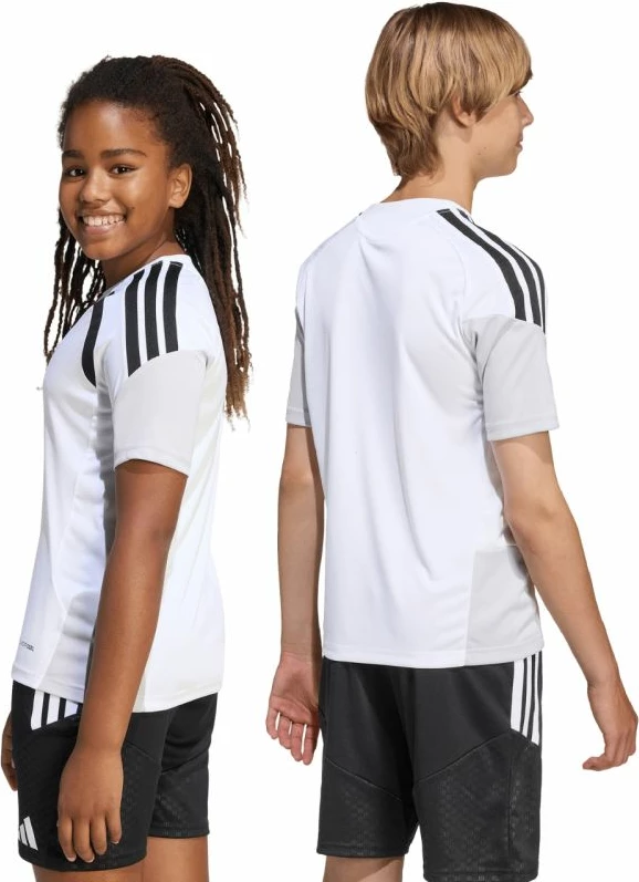 Fanellë trajnimi për fëmijë adidas Tiro 26 Competition KA7603, bardhë/zezë
