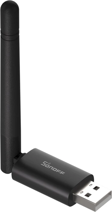 Gateway ZigBee/Thread USB Sonoff Dongle-LMG21 EFR32MG21, antenë e rregullueshme, 0.5 m kabllo zgjatues, gri e errët