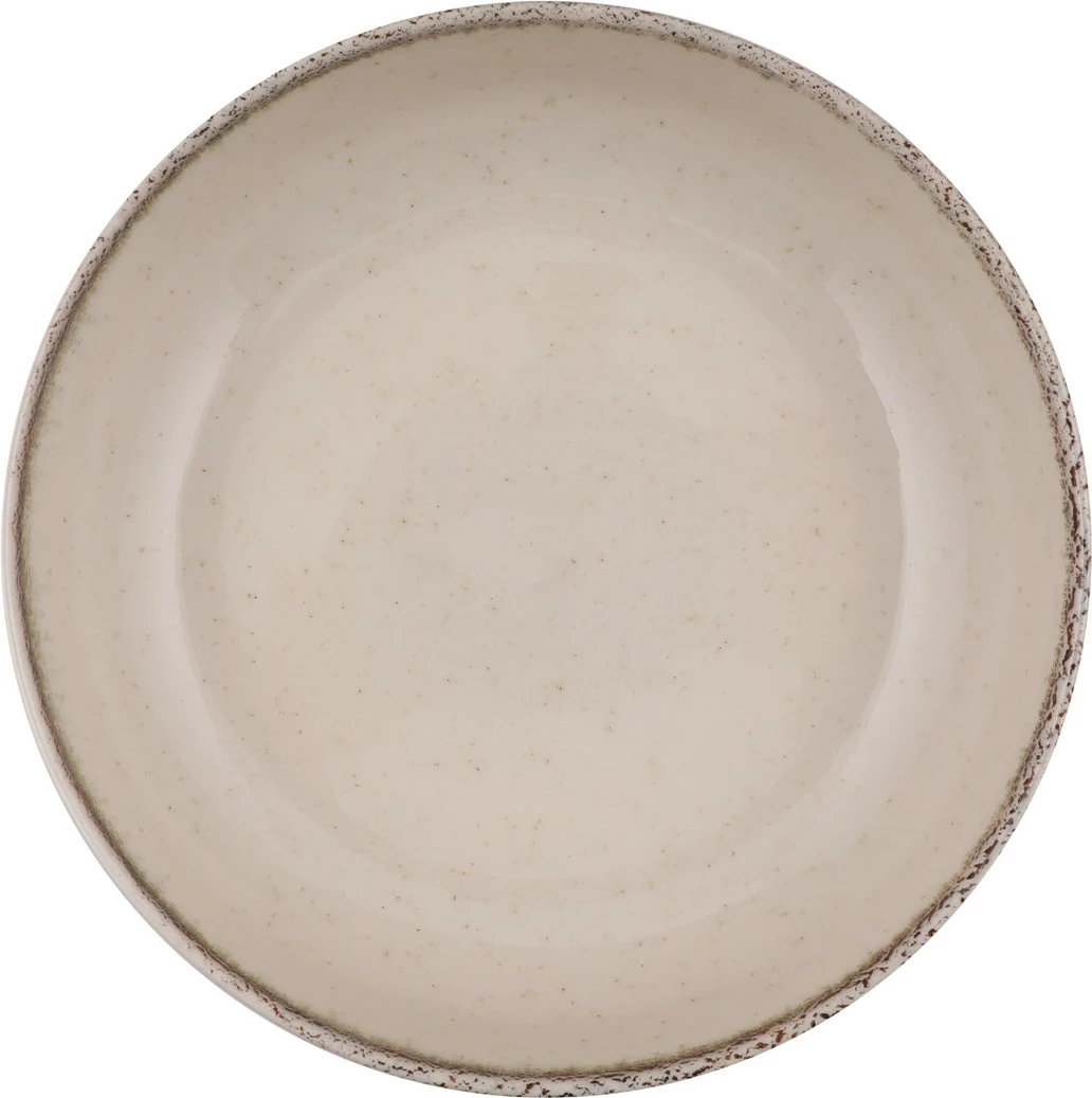Set enësh për drekë (16 copë), Hermia Concept, MOD16Y2730P02, ngjyrë krem