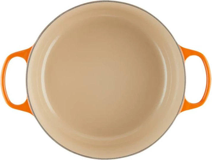kaserolë gize Le Creuset Signature Round 24 cm 21177240902430, me kapak, e kuqe