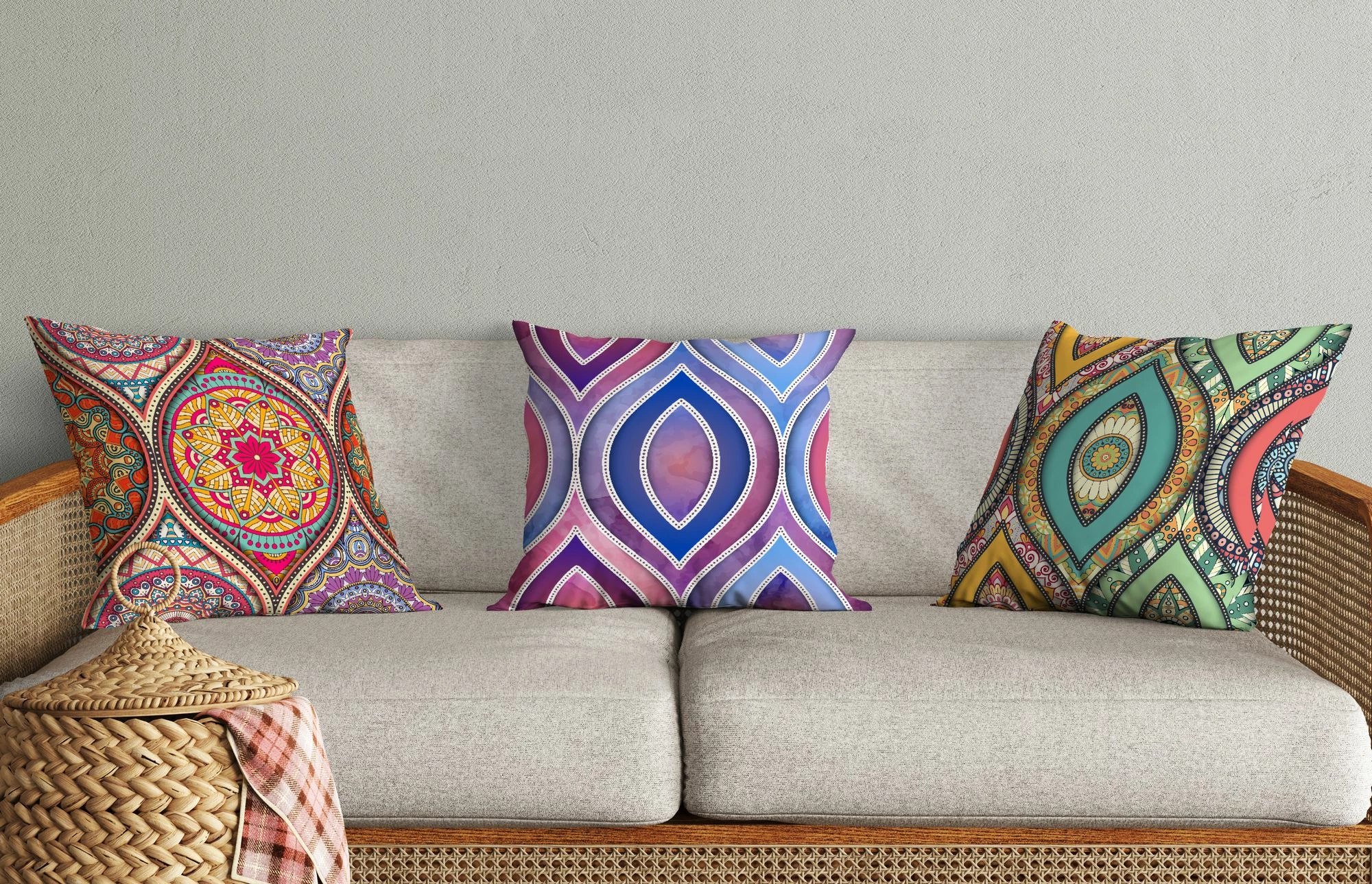 Set mbulesash për jastëkë (3 copë), Evila Originals, HMI-KIR-111