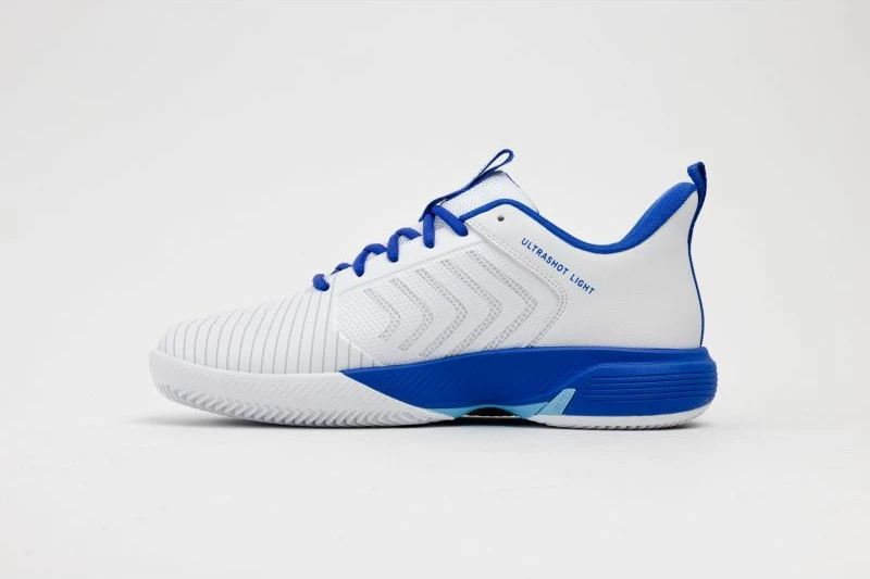 Atlete K-Swiss ULTRASHOT LIGHT CLAY, të bardha/blu