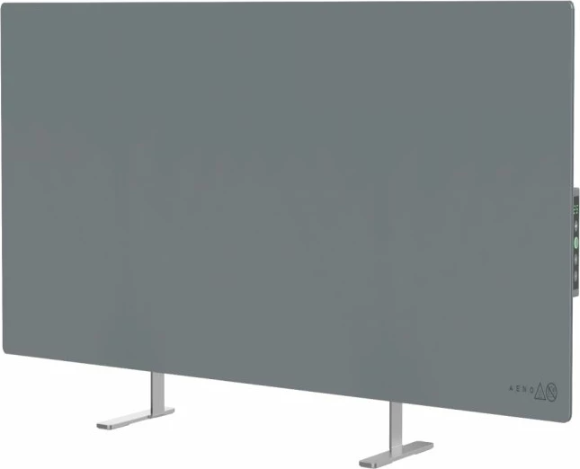 Ngrohës smart AENO Premium Eco AGH0005S 700W, xham i temperuar, infrared+konveksion, Gri