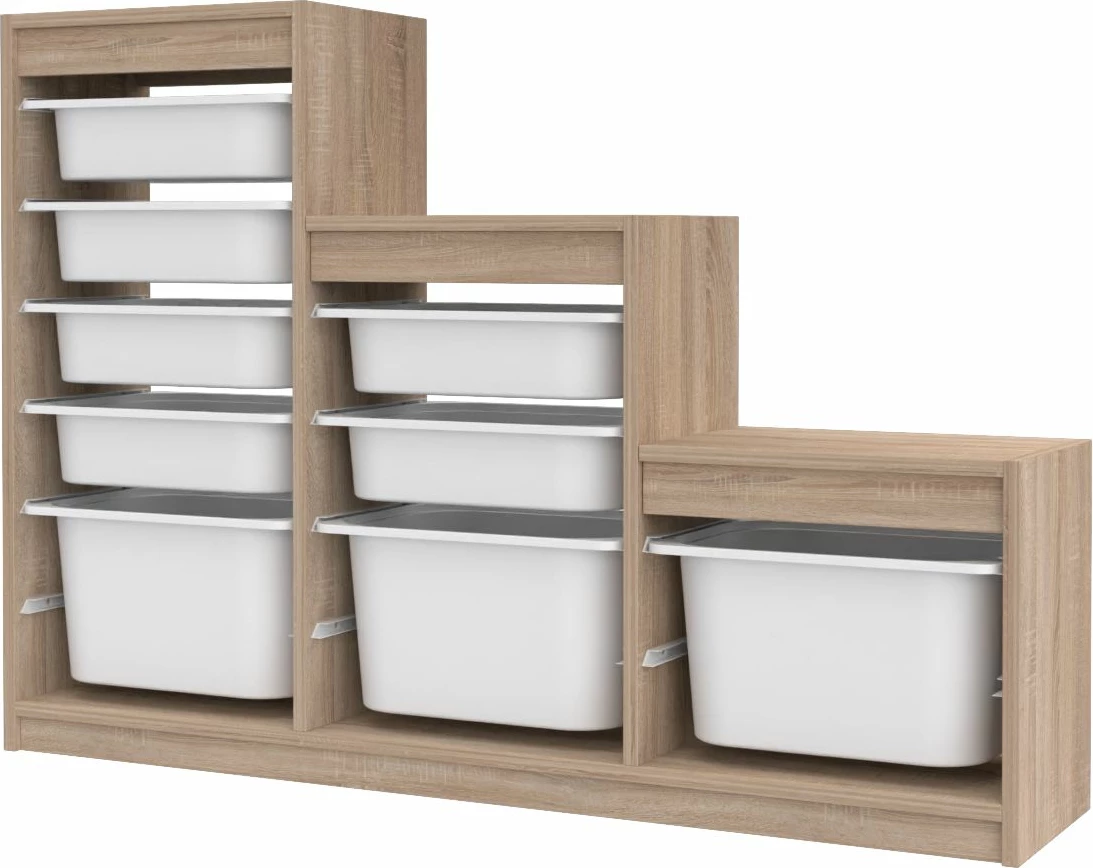 Dollap multifunksional Hanah Home, ngjyrë Sonomo e bardhë