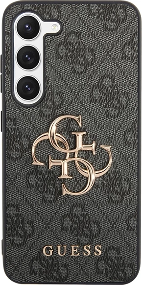 Mbështjellës Guess 4G Big Metal Logo për Samsung Galaxy A55, i zi