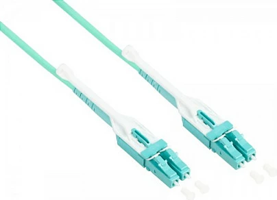 Kabllo fiber optike GoodConnections LW-U802LC3, OM3, LC-LC, 2 m, duplex, aqua