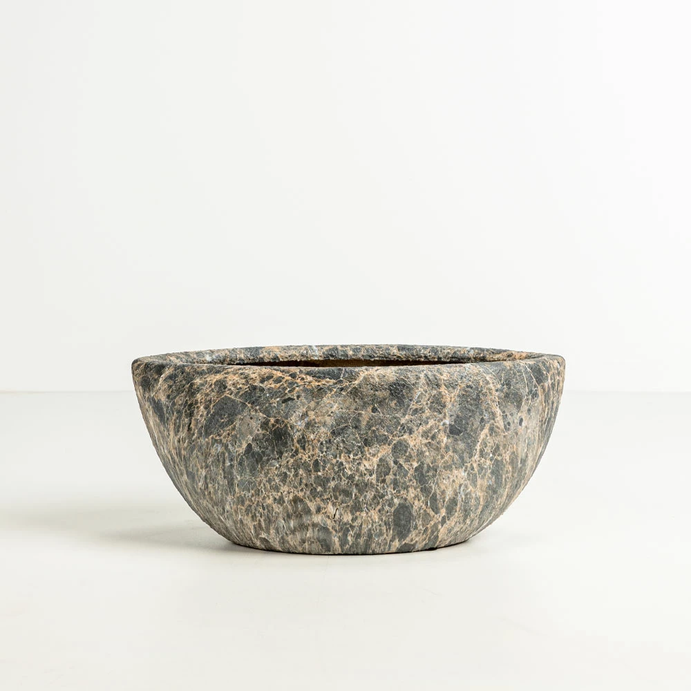 Set vazo GASHER, 2 copë, qeramikë, antracit-bezhë, 46x22x20