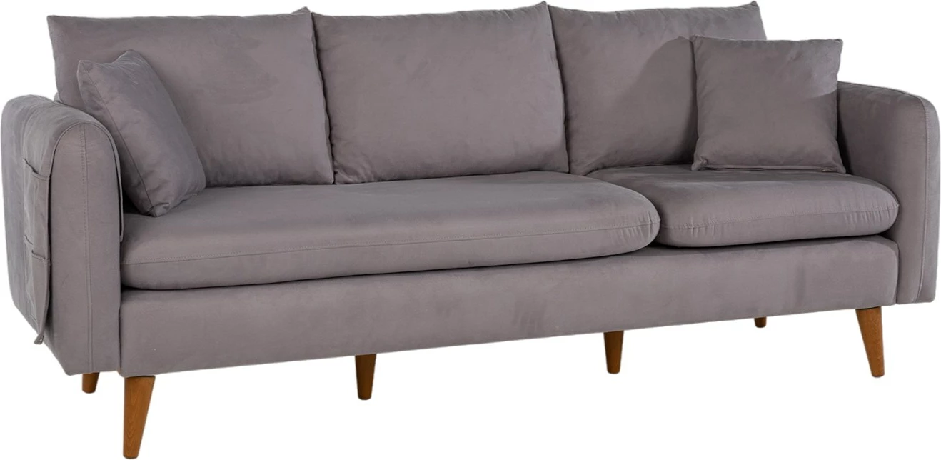 Divan treshe Atelier del Sofa, Sofia, ngjyrë gri