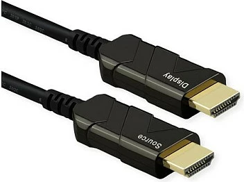 Kabllo HDMI ROLINE 14.01.3487, 50 m, 8K 60Hz, e zezë