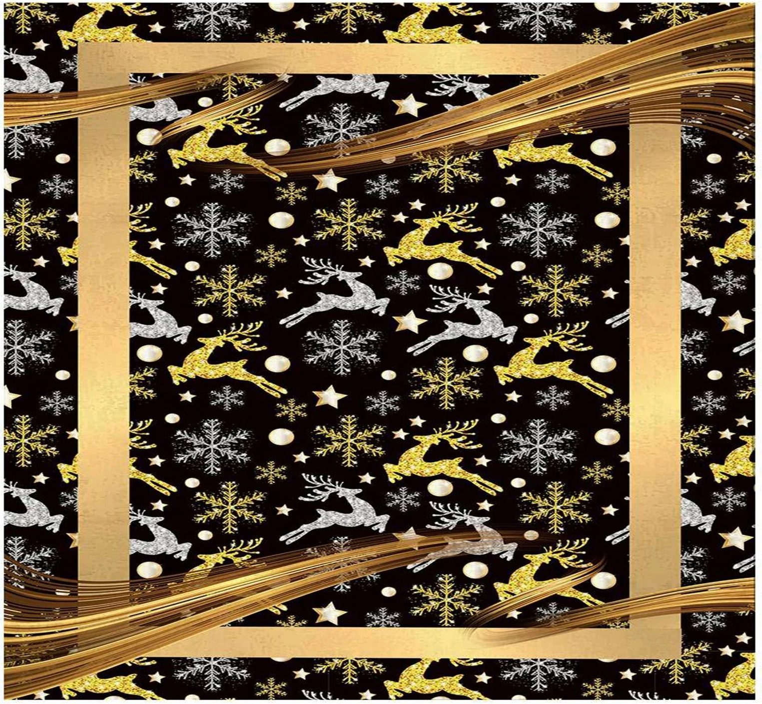 Mbulesë tavoline Hermia Concept, shumëngjyrëshe, HM-Tblnwy26-19, 140x140cm